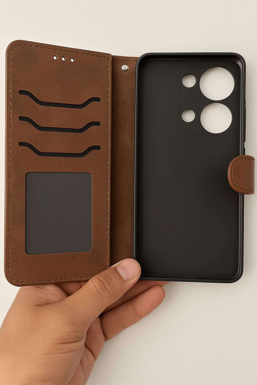 کیف چرمی شیائومی پوکو ایکس 6 - Leather Case POCO X6